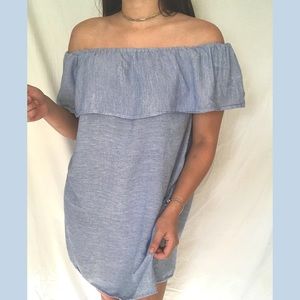 🔥3/$20🔥Zara Off Shoulder Ruffle Dress